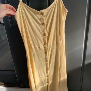 Yellow top shop button down dress